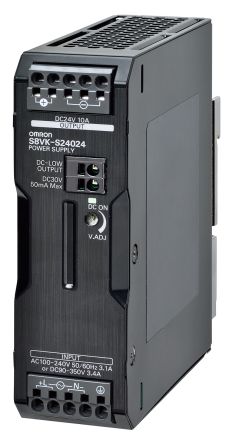 S8VK-S PowerSupply Input 100-240VAC DC : Output 24VDC 30-240W - Apeco